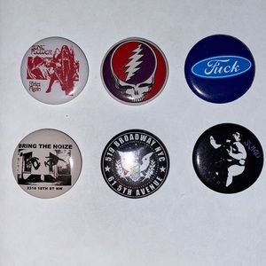 BRANDY MELVILLE 6 NEW PINS + 1 Bonus Pin & FREE Brandy Stickers